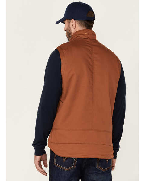 Image #4 - Ariat Men's Rebar Duracanvas Zip-Front Sherpa Work Vest , Brown, hi-res