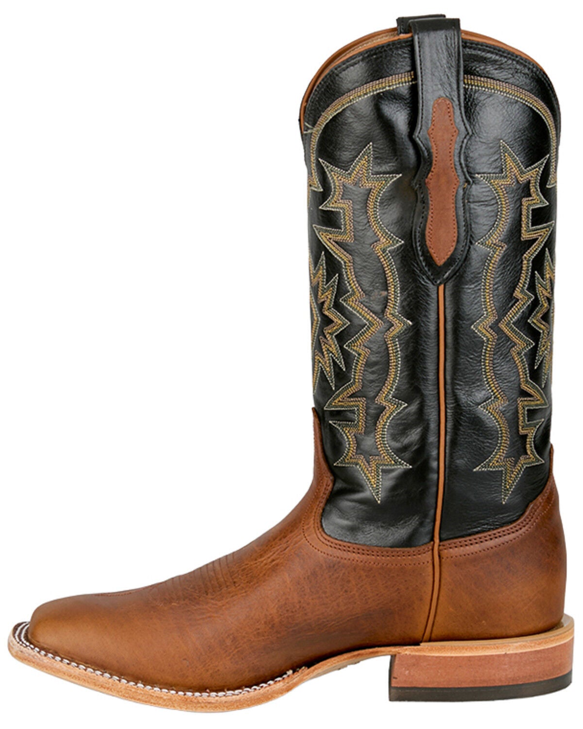 Image #3 - Tony Lama Men's Samuel Western Boots - Broad Square Toe, Tan, hi-res