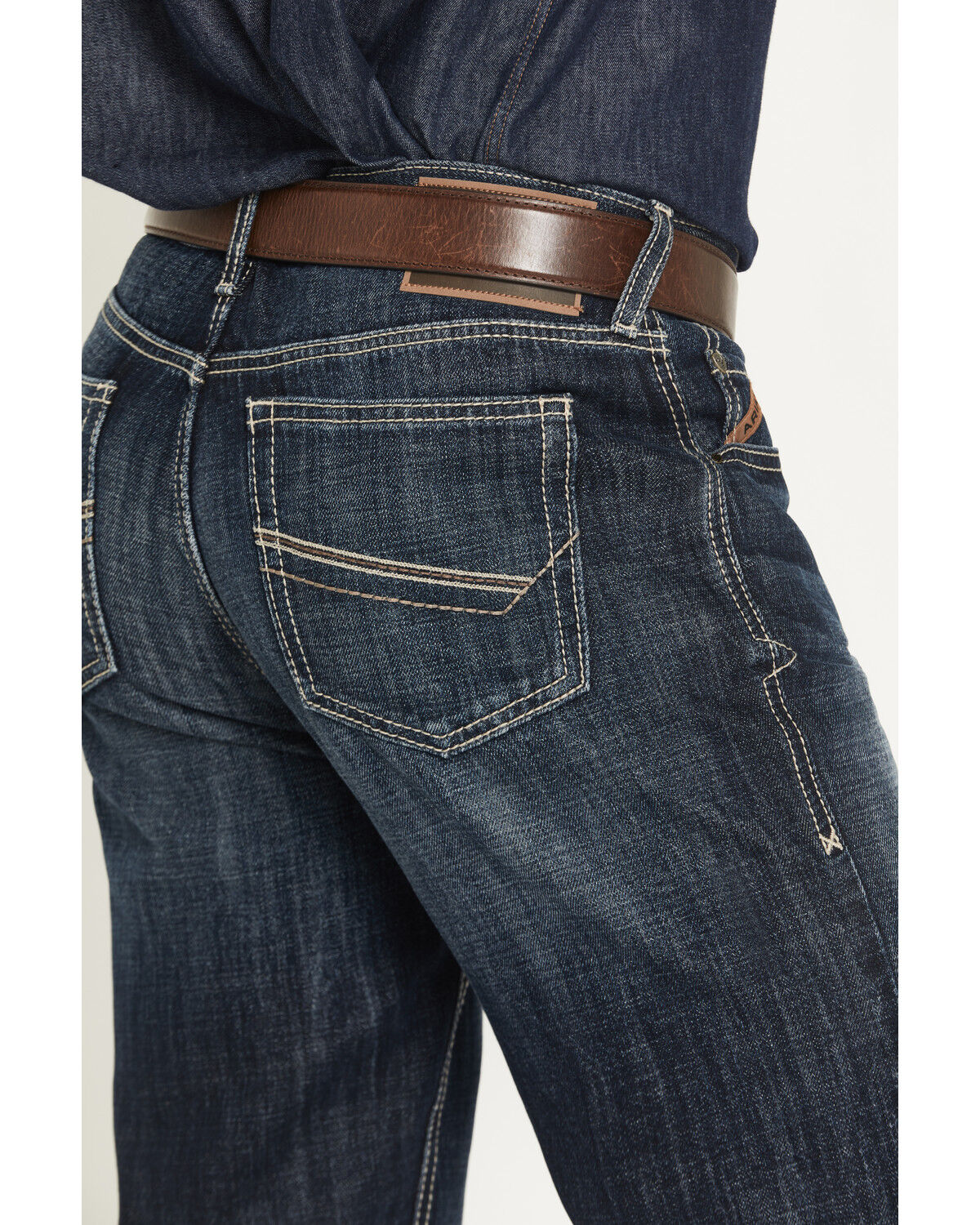 Product Name:  Ariat Men's M2 Declan Dark Wash Relaxed Bootcut Denim Jeans