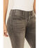 Image #5 - Rock & Roll Denim Women's Gray Wash Mid Rise Bootcut Jeans, Grey, hi-res
