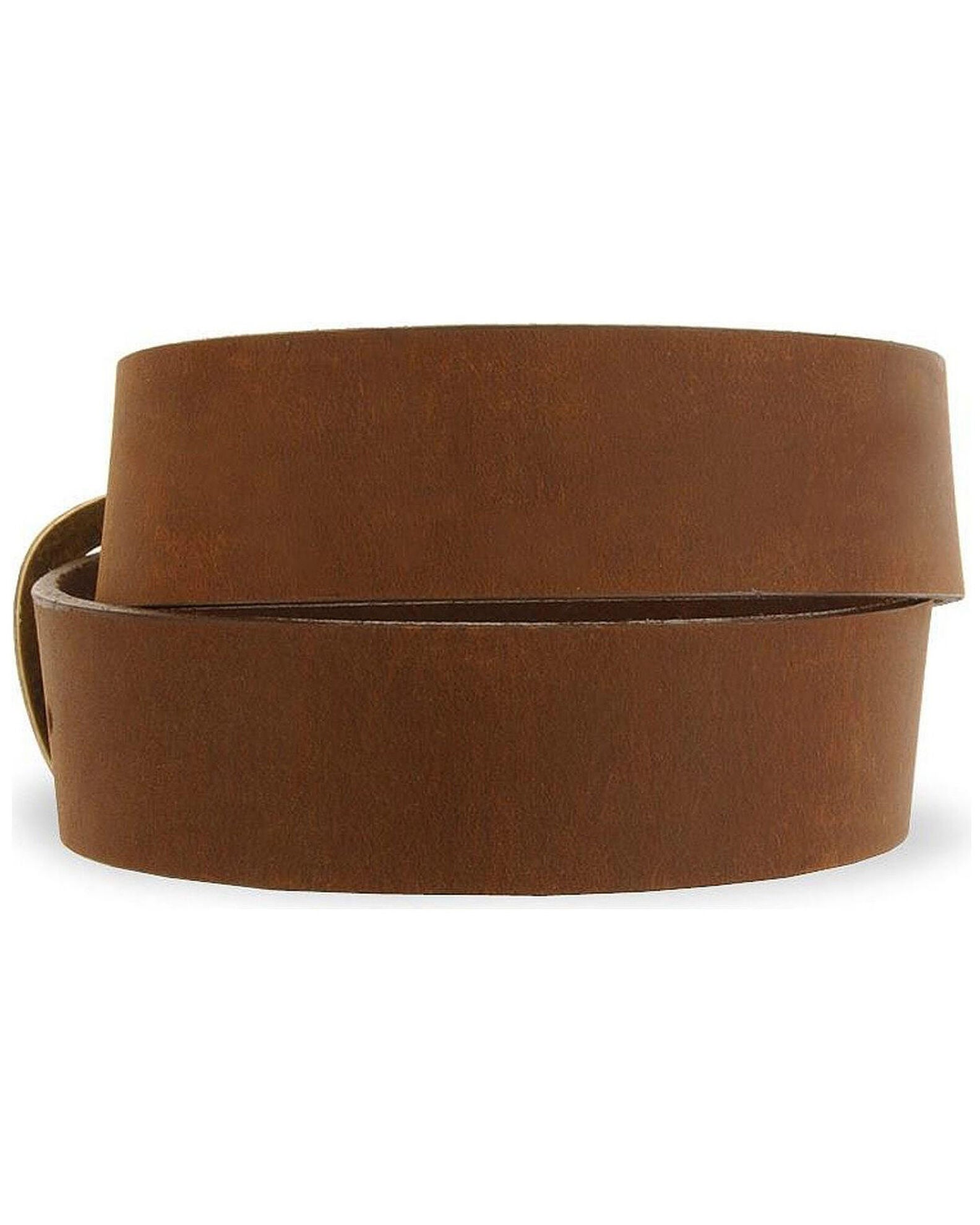 Justin Men's Bark Brown Leather Working Sport Belt 247BD - Made In USA