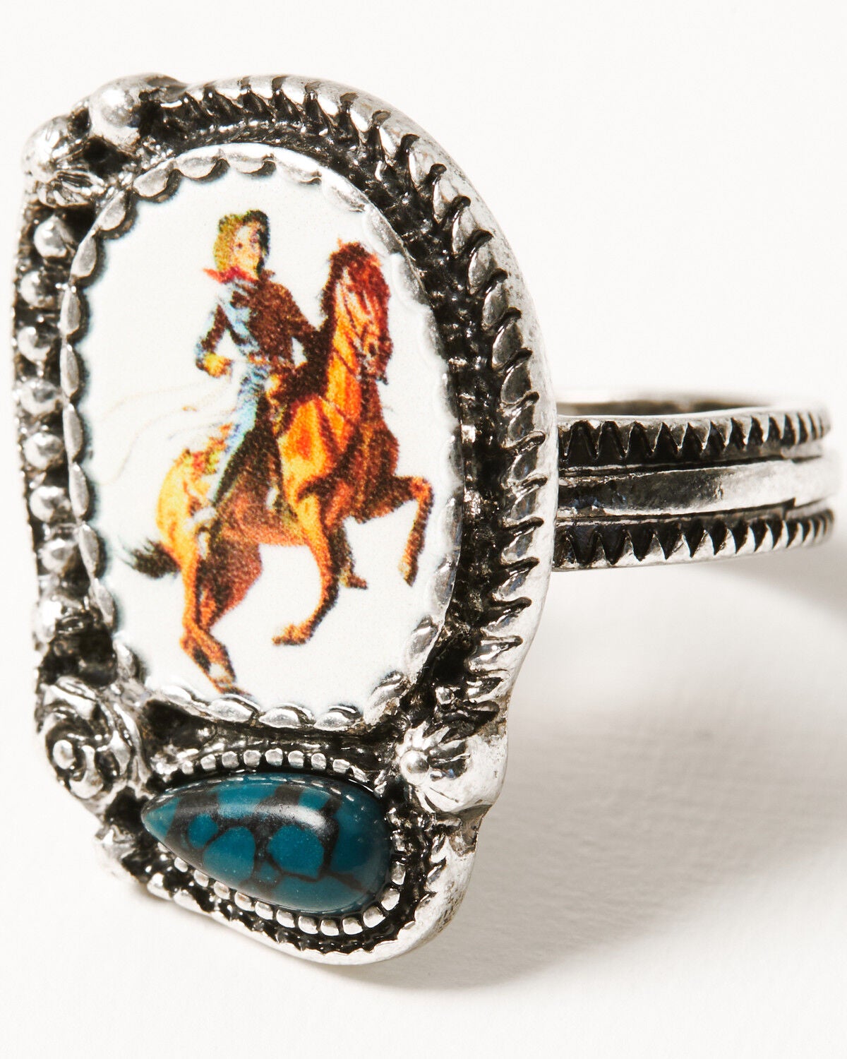 Image #3 - Shyanne Women's American Heritage Cowgirl Ring Set - 3 Piece, Silver, hi-res