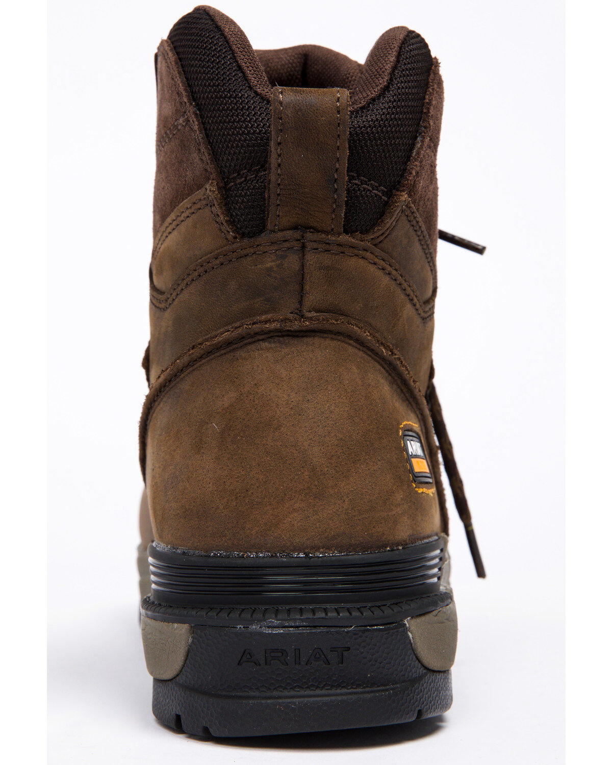 Image #5 - Ariat Men's Mastergrip 6" Waterproof Work Boots - Soft Toe, Brown, hi-res
