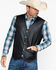 Image #1 - Cody James Men's Deadwood Vest, Black, hi-res