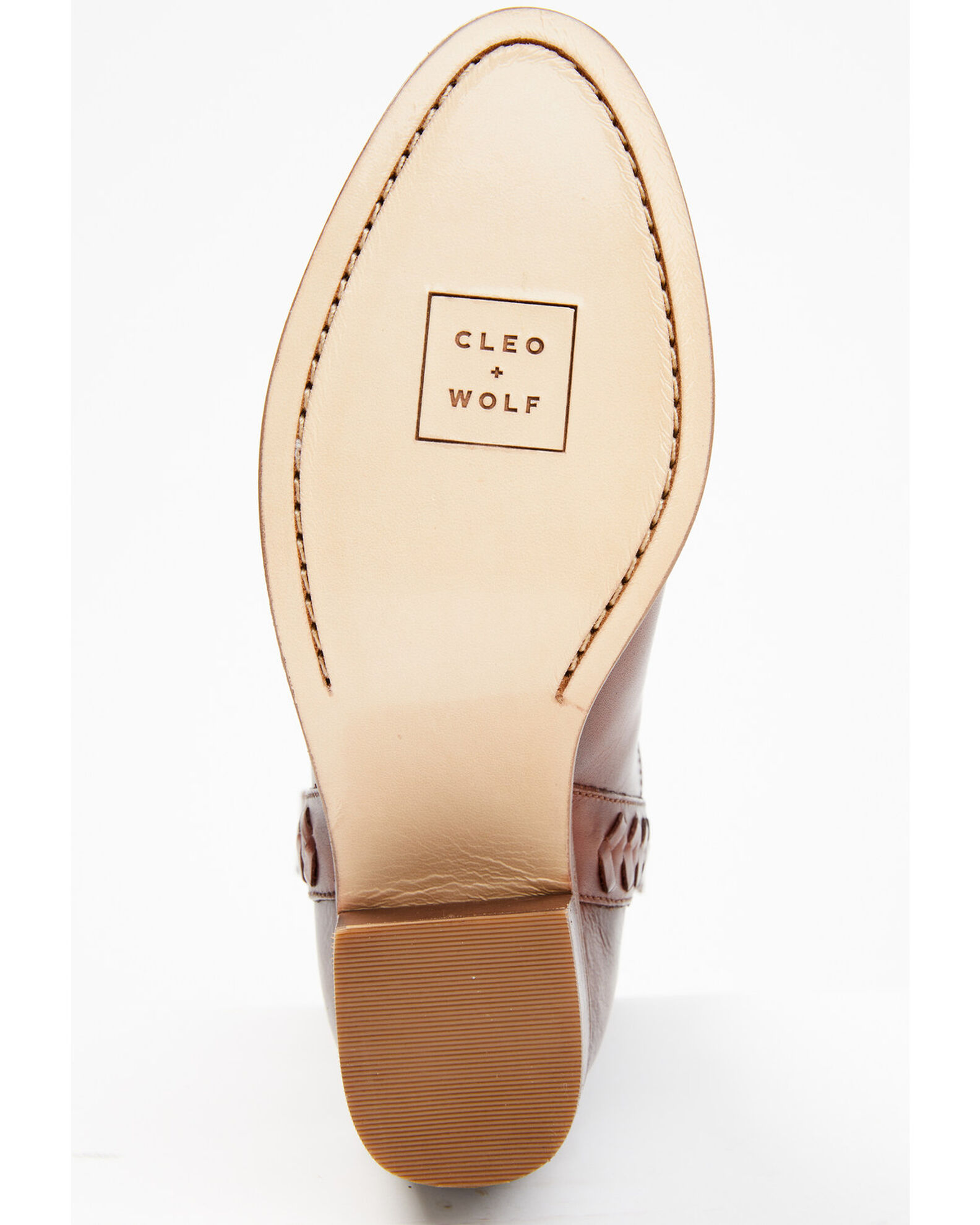 Image #7 - Cleo + Wolf Women's Cranberry Western Boots - Round Toe, Wine, hi-res