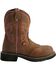Image #2 - Justin Gypsy Women's Wanette 8" EH Work Boots - Steel Toe, Aged Bark, hi-res