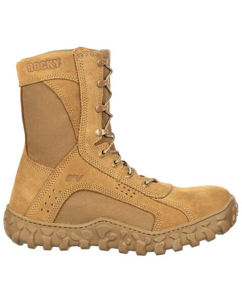 Image #2 - Rocky Men's S2V Tactical Military Boots - Steel Toe, Taupe, hi-res