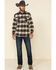 Image #2 - Pendleton Men's Navy Burnside Small Plaid Long Sleeve Western Flannel Shirt , , hi-res