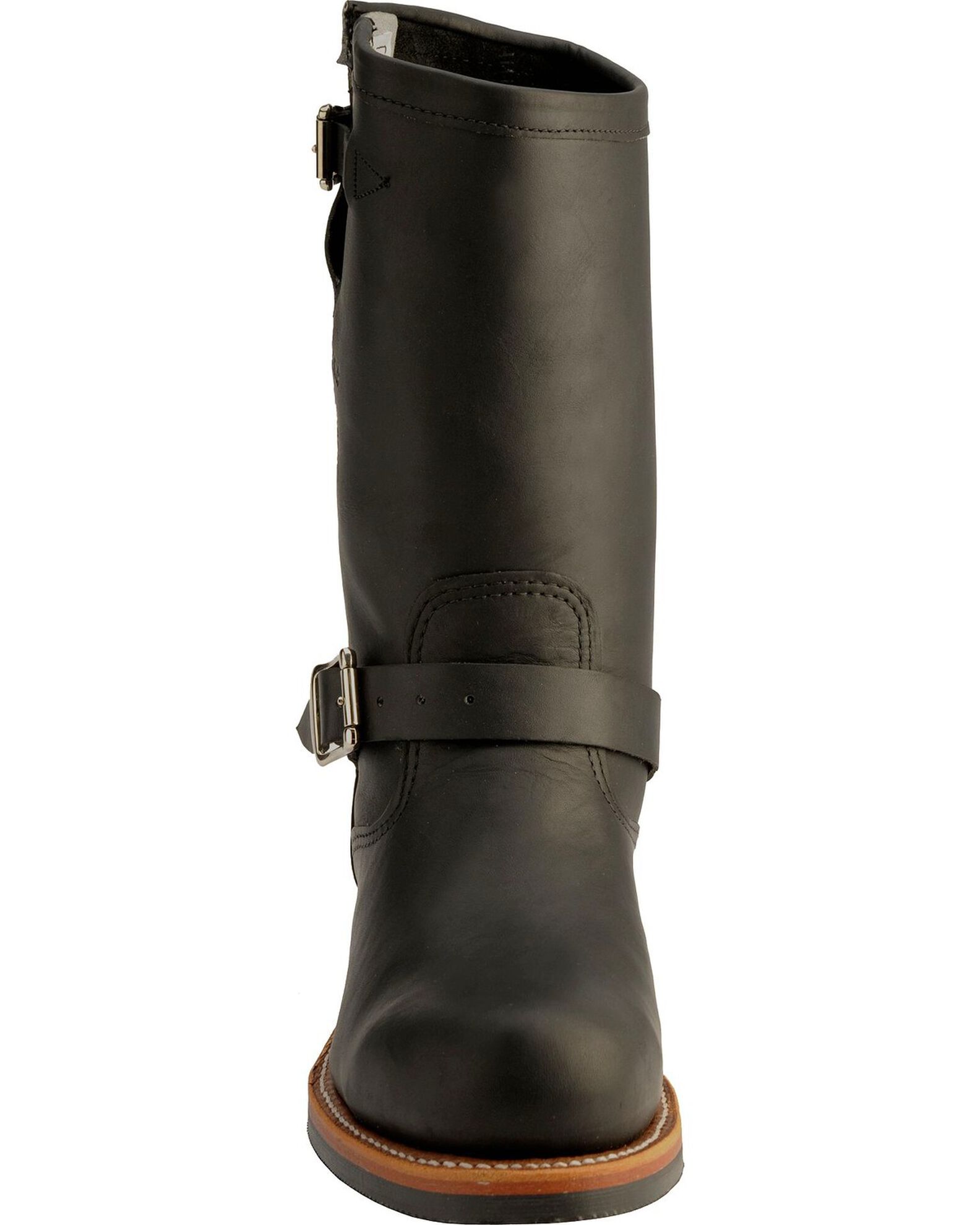 Image #4 - Chippewa Engineer Boots - Steel Toe, Black, hi-res