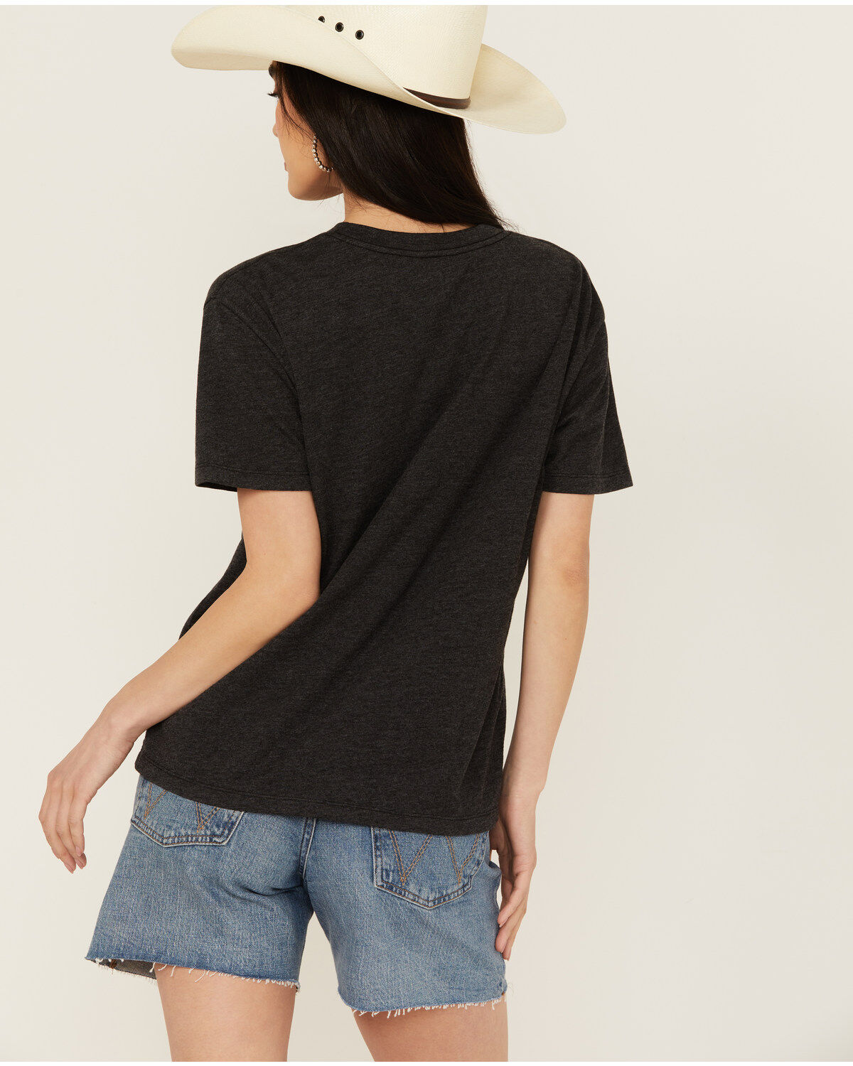 Image #4 - White Crow Women's Foil Conversational Short Sleeve Graphic Tee, Black, hi-res