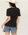 Image #4 - White Crow Women's Foil Conversational Short Sleeve Graphic Tee, Black, hi-res