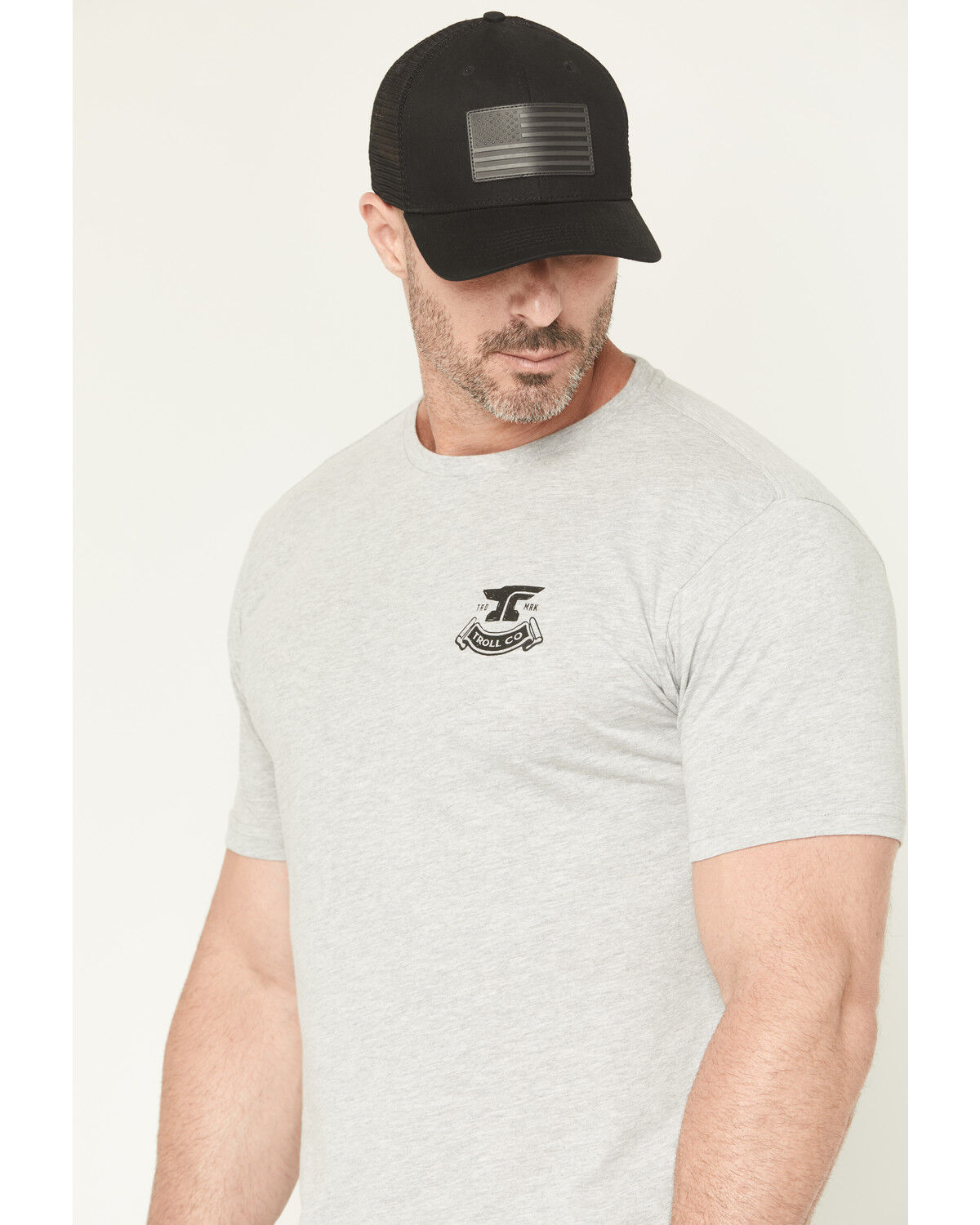 Image #3 - Troll Co Men's Haggler Short Sleeve Graphic T-Shirt, Heather Grey, hi-res