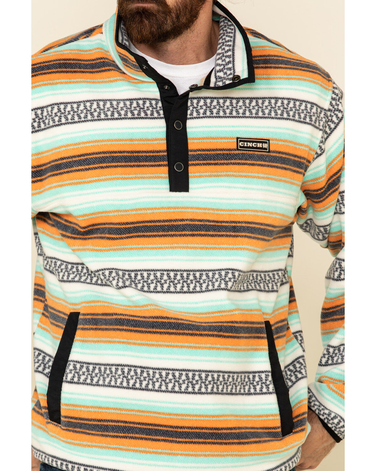 Cinch Men's Multi Light Aztec Striped