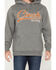 Image #3 - Cinch Men's Logo Hooded Sweatshirt, Grey, hi-res