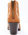 Image #5 - Dan Post Women's Embroidered Inlay Suede Fashion Booties - Snip Toe, Tan, hi-res