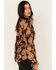 Image #2 - Shyanne Women's Belted Peasant Top, Dark Blue, hi-res
