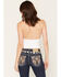 Image #2 - Shyanne Women's Heart Concho Chain Belt, Silver, hi-res