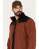 Image #2 - Powder River Outfitters Men's Solid Softshell Jacket, Rust Copper, hi-res