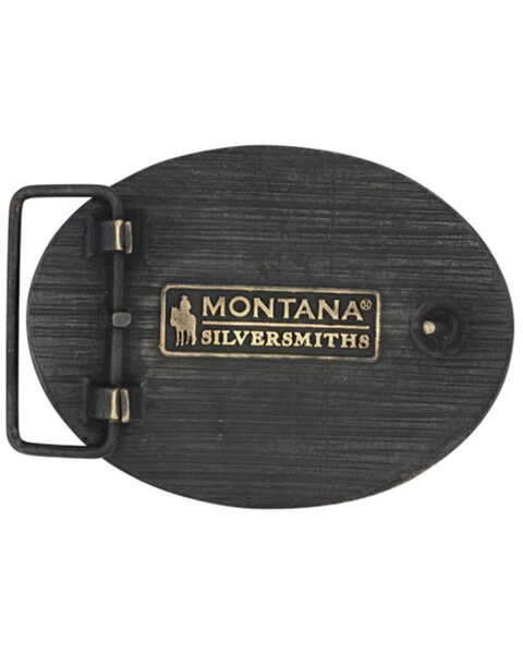 Montana Silversmiths Filigree Initial G Belt Buckle, Bronze, hi-res