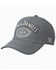 Image #1 - Jack Daniels Men's Structured Logo Ball Cap, Grey, hi-res