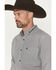 Image #2 - Ariat Men's Team Pablo Geo Print Long Sleeve Button-Down Western Shirt, Black, hi-res