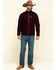 Image #6 - Ariat Men's Malbec Heather Bowdrie Bonded Full Zip Front Jacket, Wine, hi-res