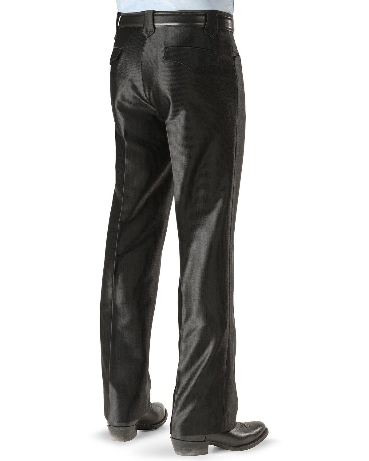 Image #1 - Circle S Boise Western Suit Slacks - Big, Black, hi-res