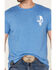 Browning Men's Liberty or Death Short Sleeve Graphic T-Shirt, Heather Blue, hi-res