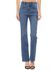 Image #4 - Cello Women's Medium Wash Button Kick Flare Jeans, Blue, hi-res