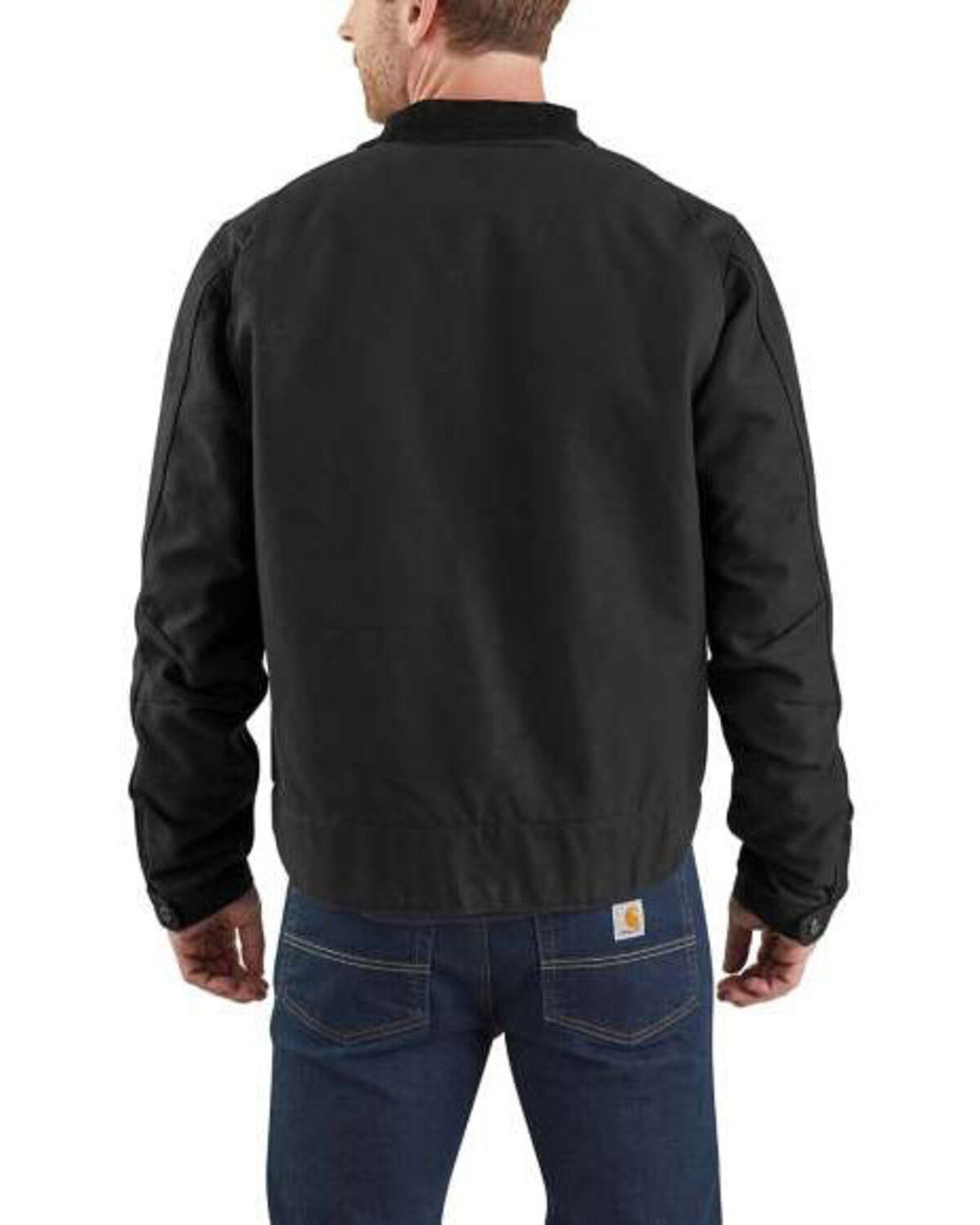 Image #2 - Carhartt Men's Duck Detroit Work Jacket, , hi-res