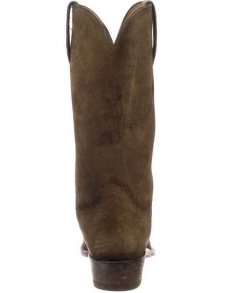 Image #4 - Lucchese Men's Livingston Frontier Suede Western Boots - Narrow Square Toe, , hi-res