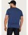 Image #4 - Flag & Anthem Men's Bear Stripes Medium Circle Graphic T-Shirt, Medium Blue, hi-res