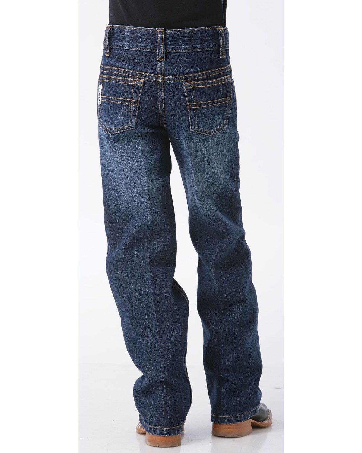 Cinch Boys' White Label Demin Straight Leg Denim Jeans, Denim, hi-res