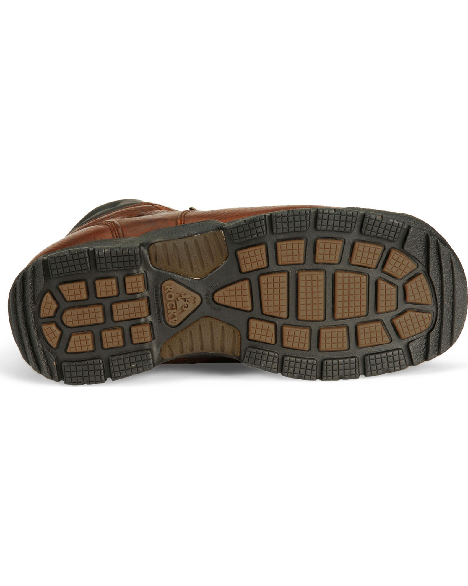 Image #5 - Rocky Men's Mobilite Work Boots, Brown, hi-res
