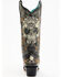 Image #5 - Corral Women's Floral Skull Embroidery & Studs Western Boots - Snip Toe, , hi-res