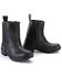 Image #1 - Milwaukee Leather Women's Dual Zipper Motorcycle Boots - Round Toe, Black, hi-res