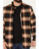Flag & Anthem Men's Harmon Sherpa Lined Plaid Print Shacket, Brown, hi-res