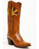 Image #1 - Dan Post Women's Marsala Whiskey Inlay Tall Western Boots - Snip Toe, Brown, hi-res