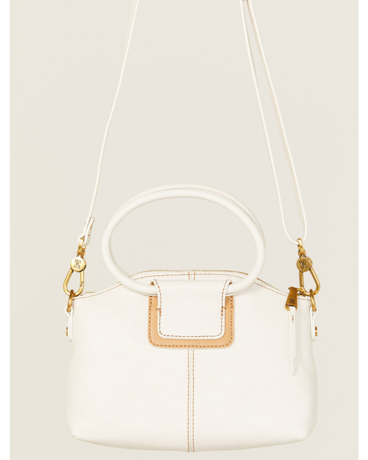 Image #3 - Hobo Women's Sheila Top Zip Crossbody Bag, White, hi-res
