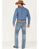 Cody James Men's Manning Light Wash Slim Boot Stretch Denim Jeans, Light Wash, hi-res