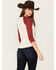 Image #4 - Shyanne Women's 3/4 Sleeve Split Neck Graphic Tee, Cream, hi-res