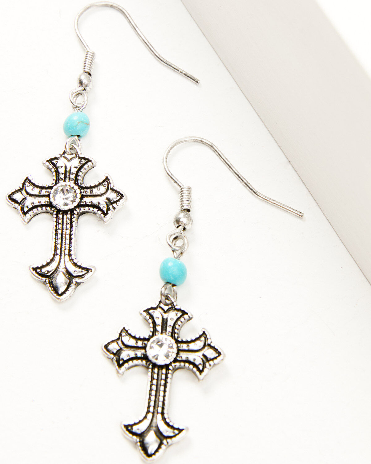 Image #3 - Shyanne Women's Bisbee Falls Silver Longhorn & Cross 6-Piece Earrings Set, Silver, hi-res