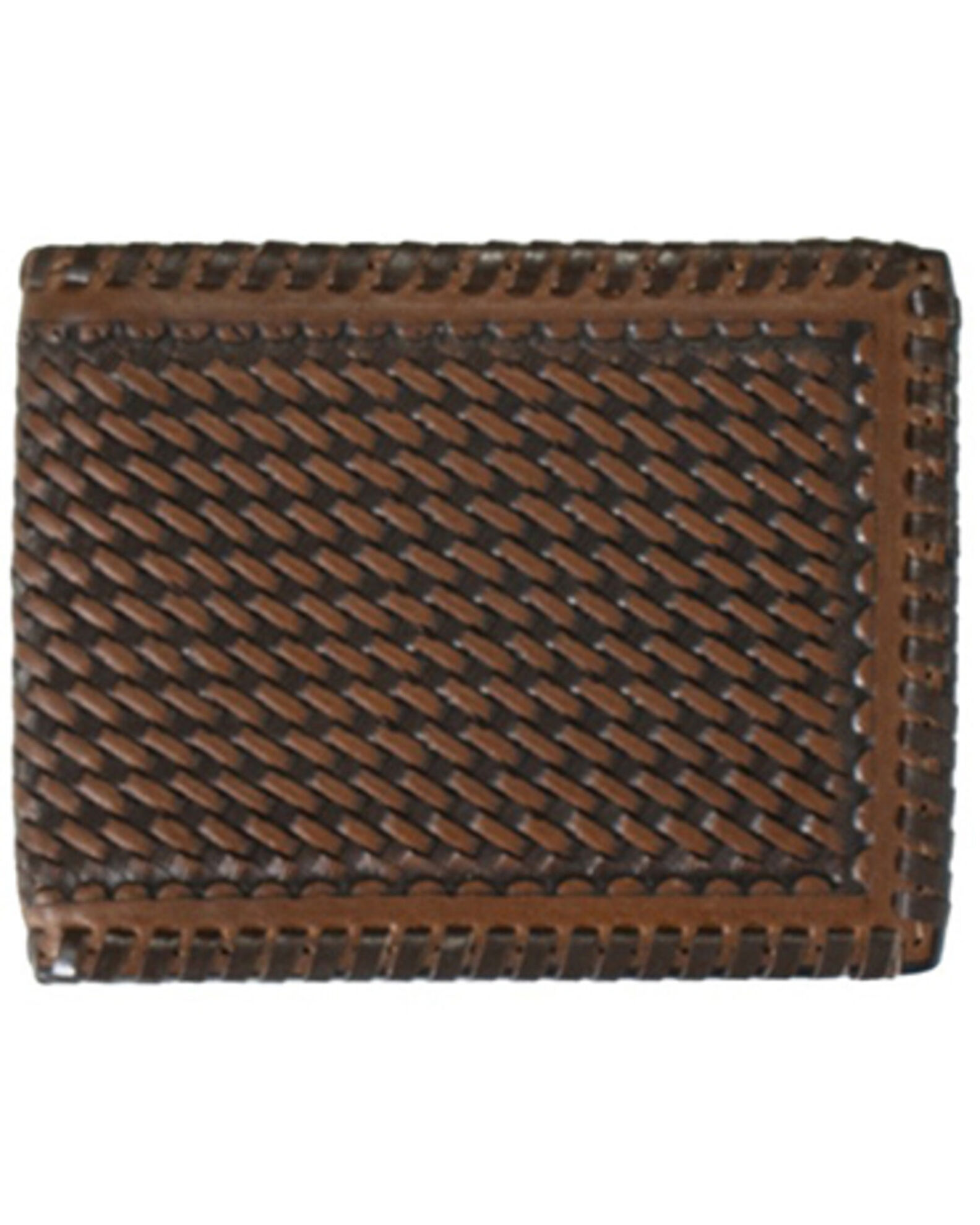 Ariat Men's Bi-Fold Basketweave Wallet