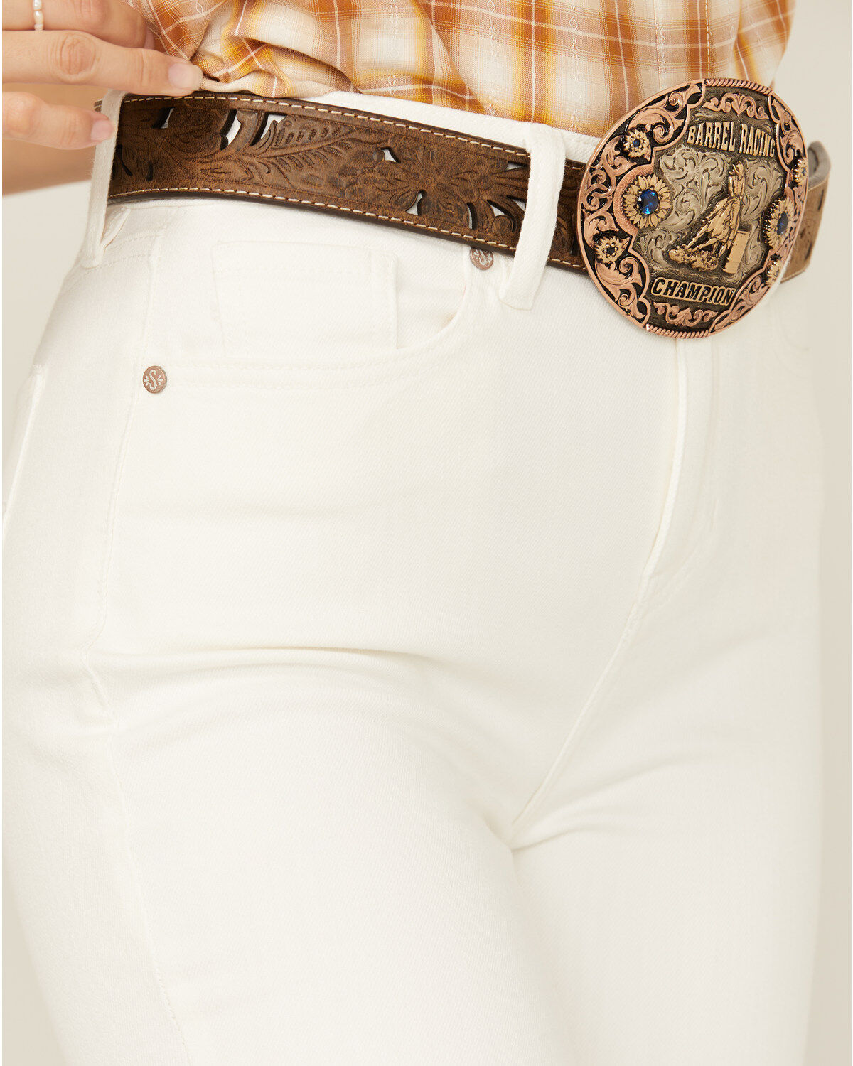 Product Name:  Shyanne Women's Super High Rise Flare Stretch Denim Jeans