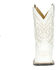 Image #4 - Smoky Mountain Little Girls' Bonnie Western Boots - Broad Square Toe, White, hi-res