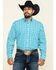Image #1 - Stetson Men's Cross Walk Ombre Plaid Button Long Sleeve Western Shirt, , hi-res