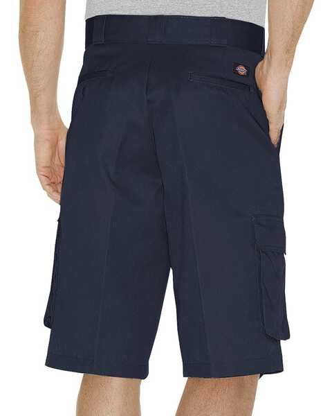 Image #2 - Dickies Twill Cargo Shorts, Navy, hi-res