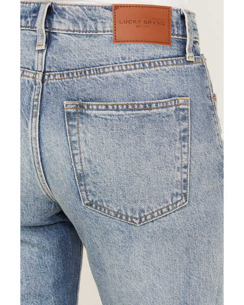 Image #4 - Lucky Brand Women's Medium Wash Mid Rise Boy Straight Jeans, Medium Wash, hi-res