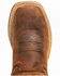 Cody James Boys' Full-Grain Leather Western Boots - Square Toe, Brown, hi-res