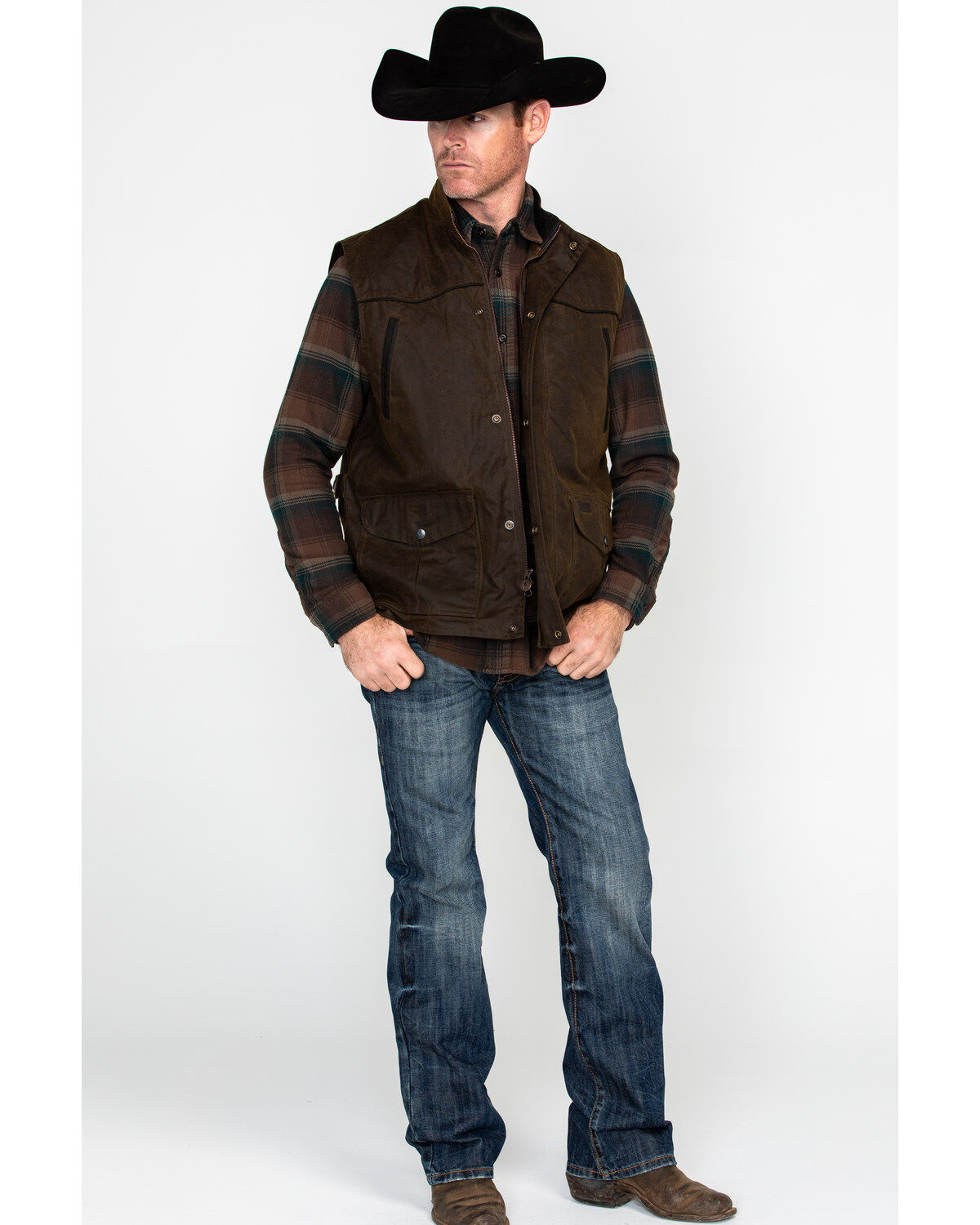 Image #7 - Outback Trading Co. Men's Magnum Vest, Bronze, hi-res